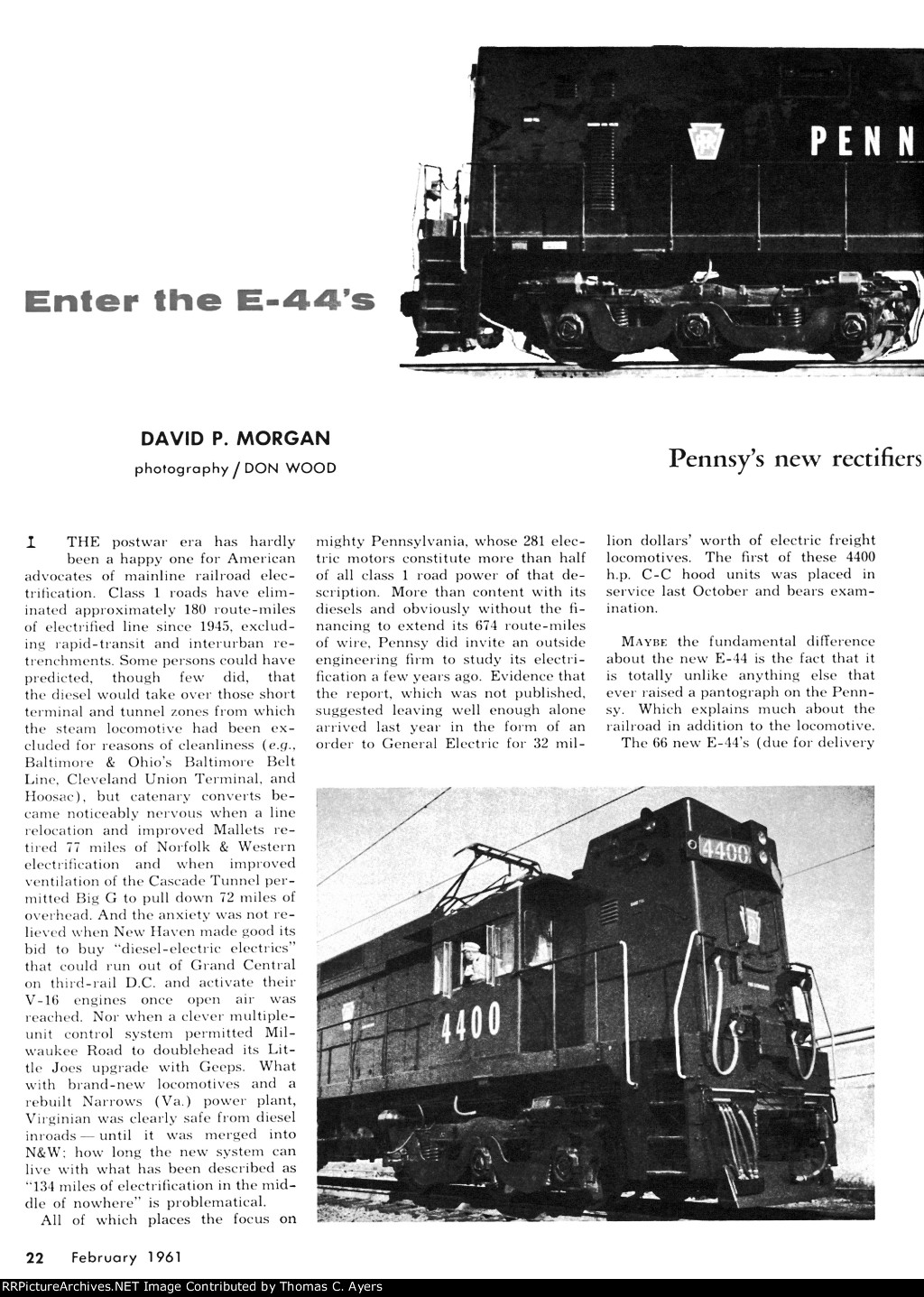 "Enter The E-44's," Page 22, 1961